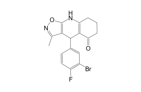 isoxazolo[5,4-b]quinolin-5(6H)-one, 4-(3-bromo-4-fluorophenyl)-4,7,8,9-tetrahydro-3-methyl-