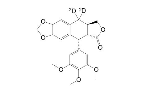 (4,4-dideuterio)-desoxy-podophyllotoxin