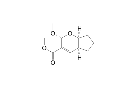 Cyclopenta[b]pyran-3-carboxylic acid, 2,4a,5,6,7,7a-hexahydro-2-methoxy-, methyl ester, (2.alpha.,4a.alpha.,7a.alpha.)-(.+-.)-