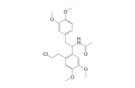 N-[1-[2-(2-chloroethyl)-4,5-dimethoxy-phenyl]-2-(3,4-dimethoxyphenyl)ethyl]acetamide
