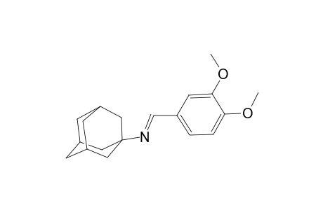 N-[(E)-(3,4-Dimethoxyphenyl)methylidene]-1-adamantanamine