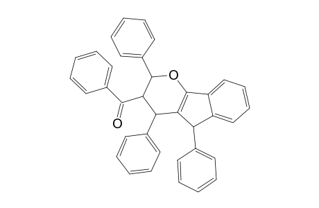 3-BENZOYL-2,4,5-TRIPHENYL-2,3,4,5-TETRAHYDROINDENO-[1.2-B]-PYRAN