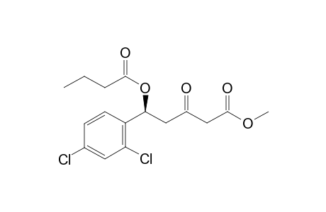 (5S)-Methyl .delta-butyryloxy-.delta.-(o,p-dichlorophenyl)-.beta.-oxo-pentanoate