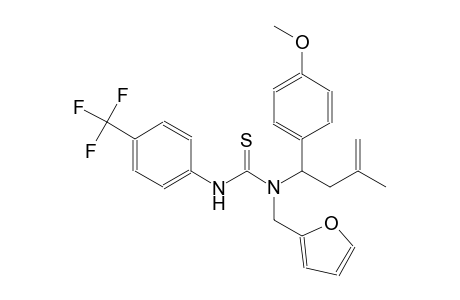 thiourea, N-(2-furanylmethyl)-N-[1-(4-methoxyphenyl)-3-methyl-3-butenyl]-N'-[4-(trifluoromethyl)phenyl]-