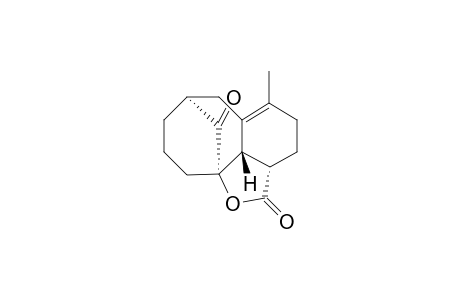 (1S*,4S*,10S*,14S*)-7-Methyl-2-oxatetracyclo[6.5.1.1(1,10).0(4,14)]hexadec-7-en-3,15-dione