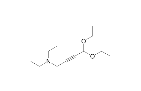 (diethylamino)tetrolaldehyde, diethyl acetal