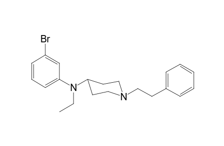 N-(3-Bromophenyl)-N-ethyl-1-(2-phenylethyl)piperidin-4-amine