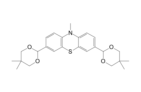 10-Methyl-3,7-bis(5'.5'-dimethyl-1',3'-dioxan-2'-yl)phenothiazine