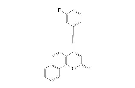 4-((3-fluorophenyl)ethynyl)-2H-benzo[h]chromen-2-one
