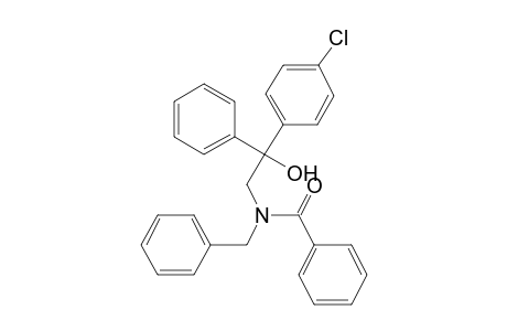 N-[2-(4-chlorophenyl)-2-hydroxy-2-phenylethyl]-N-(phenylmethyl)benzamide