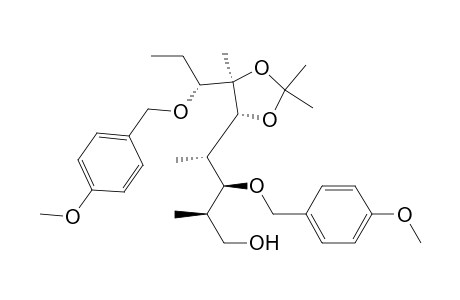D-threo-L-galacto-Nonitol, 1,2,6,8-tetradeoxy-3,7-bis-O-[(4-methoxyphenyl)methyl]-6,8-dimethyl-4-C-methyl-4,5-O-(1-methylethylidene)-