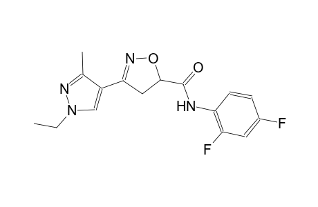 N-(2,4-difluorophenyl)-3-(1-ethyl-3-methyl-1H-pyrazol-4-yl)-4,5-dihydro-5-isoxazolecarboxamide