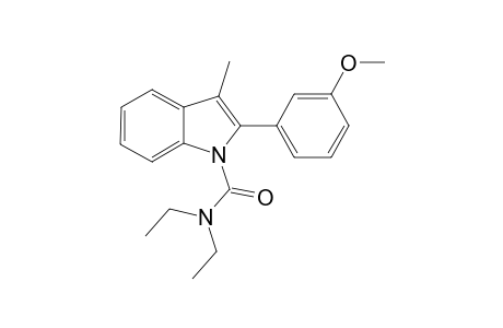 N,N-Diethyl-2-(3-methoxyphenyl)-3-methyl-1H-indole-1-carboxamide