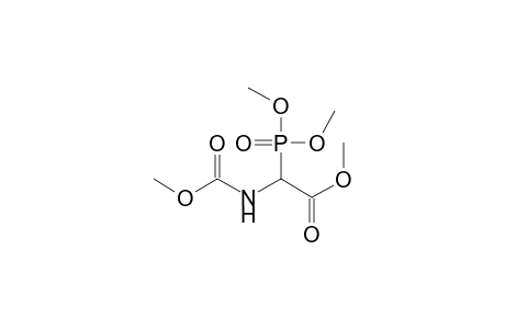 Methyl 2-(Dimethoxyphosphinyl)-2-[N-(methoxycarbonyl)amino]ethanoate