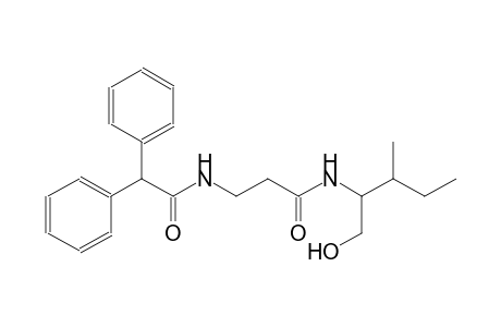 benzeneacetamide, N-[3-[[(1S)-1-(hydroxymethyl)-2-methylbutyl]amino]-3-oxopropyl]-alpha-phenyl-