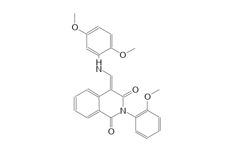 1,3(2H,4H)-isoquinolinedione, 4-[[(2,5-dimethoxyphenyl)amino]methylene]-2-(2-methoxyphenyl)-, (4E)-