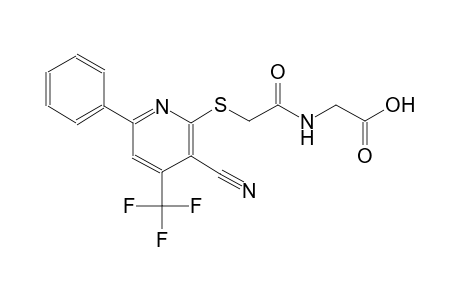 [({[3-cyano-6-phenyl-4-(trifluoromethyl)-2-pyridinyl]sulfanyl}acetyl)amino]acetic acid