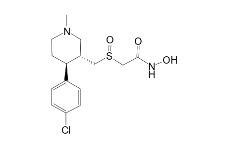 2-[(3R,4S)-4-(4-Chlorophenyl)-1-methyl-piperidin-3-ylmethanesulfinyl]-N-hydroxy-acetamide