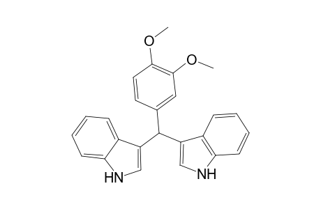 3,3'-((3,4-dimethoxyphenyl)methylene)bis(1H-indole)