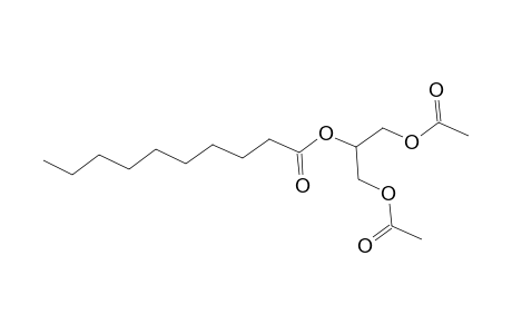 Decanoic acid, 2-(acetyloxy)-1-[(acetyloxy)methyl]ethyl ester