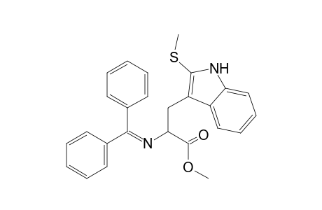 Methyl 2-methylthio-N-(diphenylmethylene)-DL-tryptophanate
