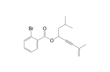 2-Bromobenzoic acid, 2,7-dimethyloct-7-en--5-yn-4-yl ester