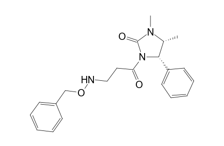 (4R,5S)-1,5-Dimethyl-3-[3'-(benzyloxyamino)propanoyl]-4-phenylimidazolindin-2-one