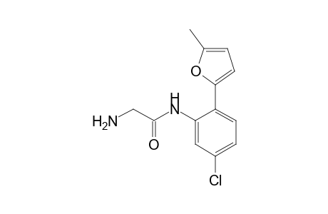 2-Amino-N-[5-chloro-2-(5-methyl-2-furyl)phenyl]acetamide