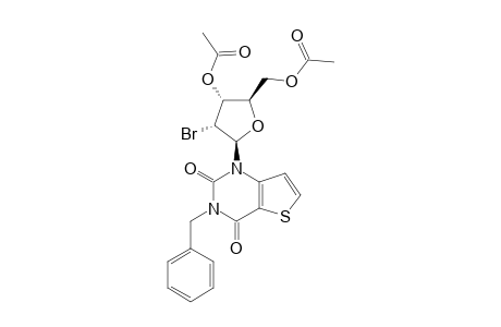 3-N-BENZYL-1-(2-BROMO-2-DEOXY-3,5-DI-O-ACETYL-BETA-D-RIBOFURANOSYL)-THIENO-[3.2-D]-PYRIMIDINE-2,4-DIONE