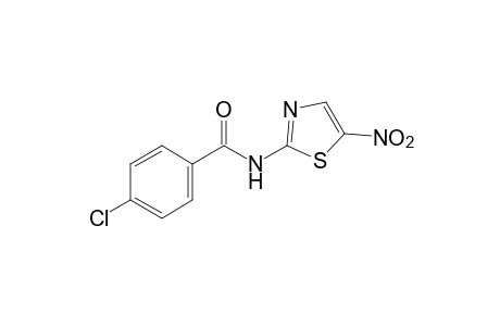 p-chloro-N-(5-nitro-2-thiazolyl)benzamide