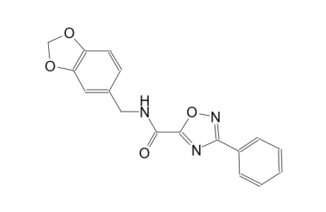 N-(1,3-benzodioxol-5-ylmethyl)-3-phenyl-1,2,4-oxadiazole-5-carboxamide