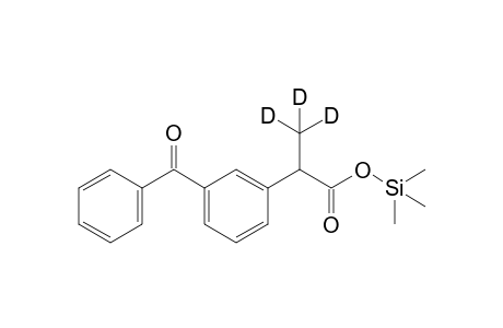 Trimethylsilyl 2-(3-benzoylphenyl)-3,3,3-trideuterio-propanoate