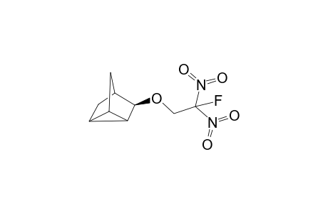 (R)-3-(2-Fluoro-2,2-dinitro-ethoxy)-tricyclo[2.2.1.0*2,6*]heptane