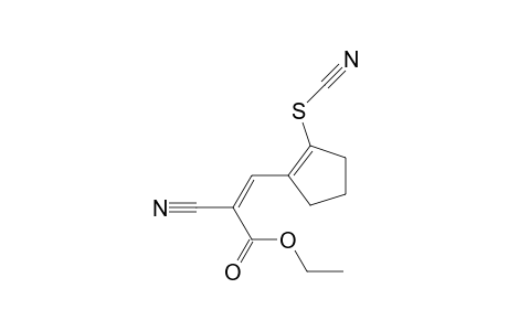 Ethyl (2Z)-2-cyano-3-[2-(cyanosulfanyl)-1-cyclopenten-1-yl]-2-propenoate