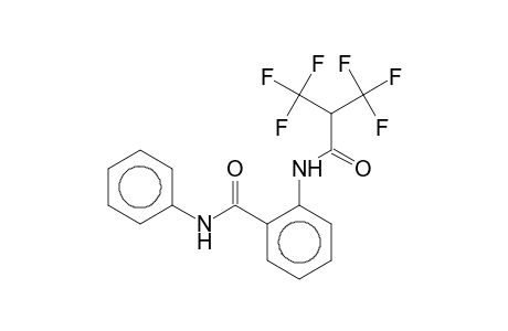 3,3,3-Trifluoro-N-[2-(phenylcarbamoyl)phenyl]-2-(trifluoromethyl)propionamide