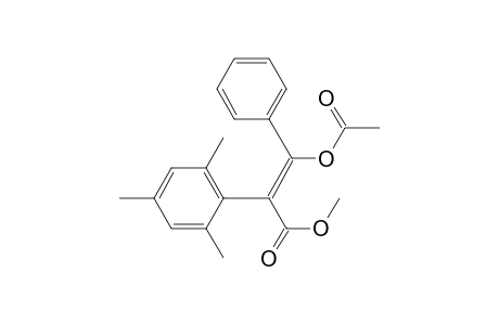 (Z)-3-acetoxy-2-mesityl-3-phenyl-acrylic acid methyl ester