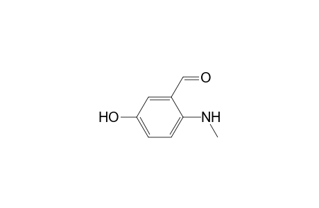 Benzaldehyde, 5-hydroxy-2-(methylamino)-