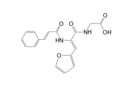 [((2Z)-3-(2-furyl)-2-{[(2E)-3-phenyl-2-propenoyl]amino}-2-propenoyl)amino]acetic acid
