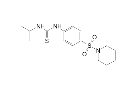 1-isopropyl-3-[p-(piperidinosulfonyl)phenyl]-2-thiourea