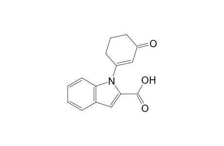 1-(3-ketocyclohexen-1-yl)indole-2-carboxylic acid