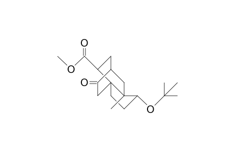 4-T-Butoxy-9-methoxycarbonyl-5-methyl-tricyclo(5.2.2.0/1,5/)undecan-11-one
