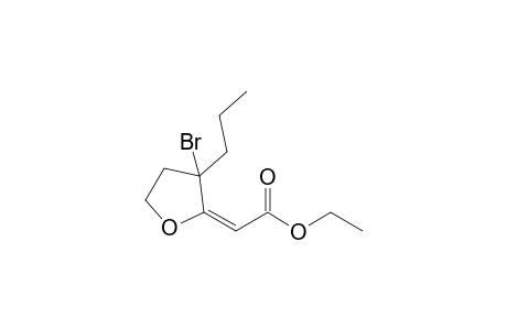Ethyl [3-bromo-3-propyldihydrofuran-2(3H)-ylidene]acetate