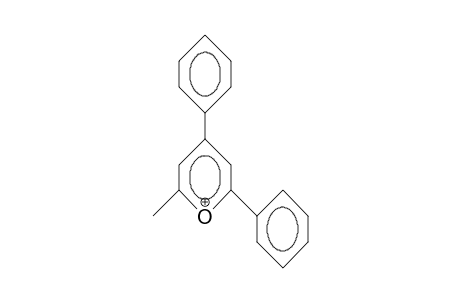 2,4-Diphenyl-6-methyl-pyrylium cation