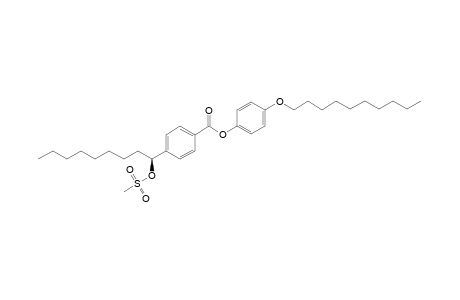 4'-(n-decyloxy)phenyl 4-[(S)-1-[((methylsulfonyl)oxy)nonyl]benzoate