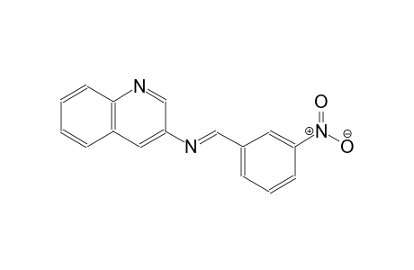 N-[(E)-(3-Nitrophenyl)methylidene]-3-quinolinamine