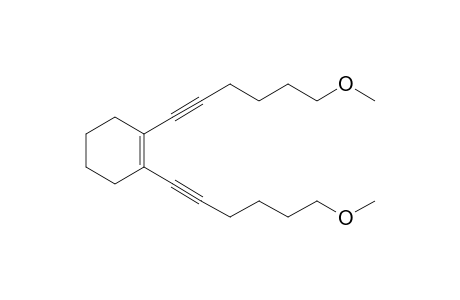 1,2-bis(6-methoxyhex-1-ynyl)cyclohex-1-ene