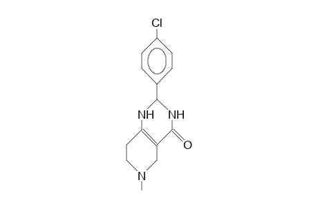 2-(4-Chloro-phenyl)-6-methyl-4-oxo-1,2,3,4,5,6,7,8-octahydro-pyrido(4,3-D)pyrimidine