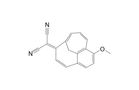 Propanedinitrile, (2-methoxy-9H-1,8-[1]propen[1]yl[3]ylidene-7H-benzocyclohepten-7-ylidene)-, (.+-.)-