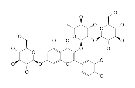 QUERCETIN-3-O-ALPHA-L-(2-O-BETA-D-GLUCOPYRANOSYL)-RHAMNOPYRANOSIDE-7-O-BETA-D-GLUCOPYRANOSIDE