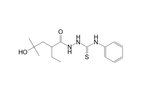 2-(2-ethyl-4-hydroxy-4-methylpentanoyl)-N-phenylhydrazinecarbothioamide